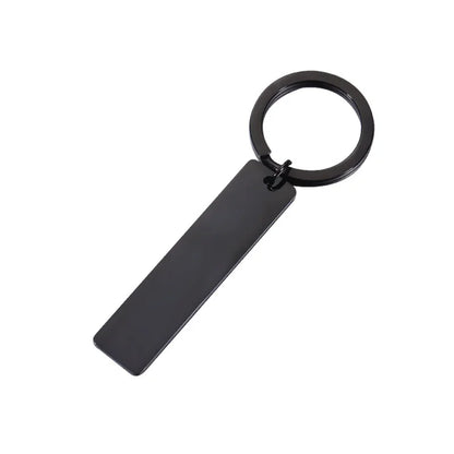 Custom Keychain Engraved with Name & Date, My Love My Life My Friend Message, Personalized Gift Key Ring for Couples, Men, Women