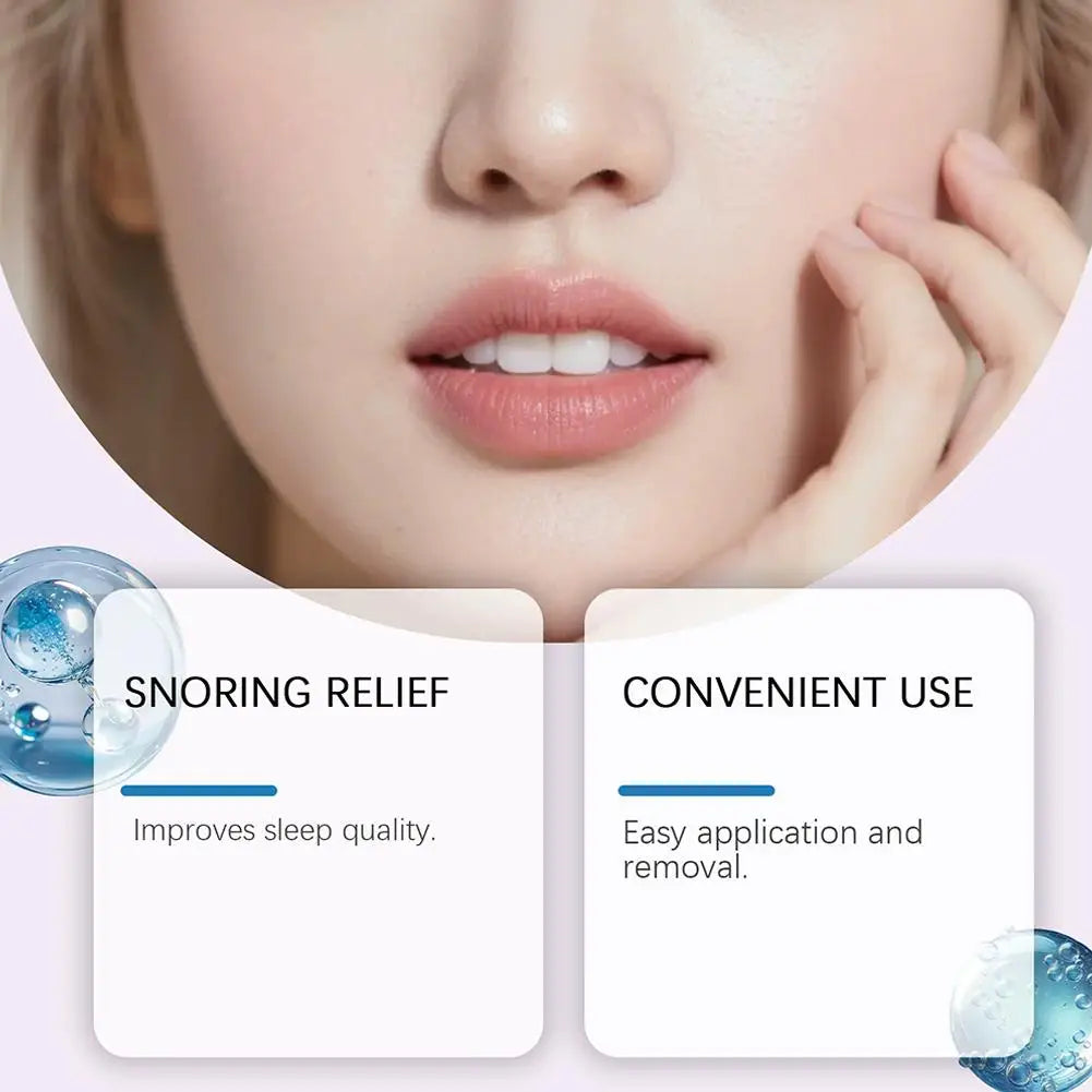 Mouth Tape Hydrating Moisturizing Correction Improve Sleeping Promote Breath Night Sleep Mouth Orthosis Tape Anti Snoring Portab