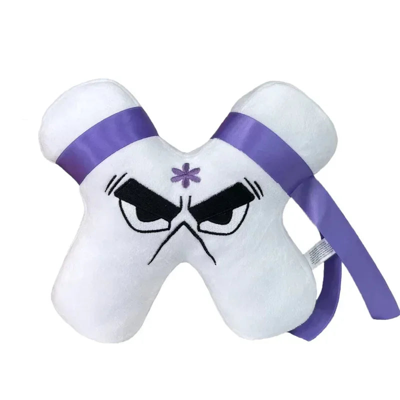 T Alphabet Lore Plush Toys Anime Doll Kawaii 26 English Letters Stuffed Toys Kids Enlightenment Montessori Plush Toy Doll Gifts