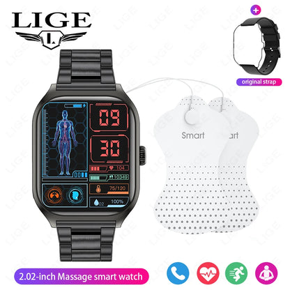 2026 AI Głos Mężczyźni Smartwatch Wojskowy Monitor Zdrowia Bezprzewodowe Połączenia Fitness Wodoodporny Sportowy Smartwatch dla Telefonów z iOS i Androidem