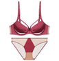 섹시 Push Up Bra Victoria Style - Wireless Slimming Lingerie Large Breasts, French Thin Tapered Bralette Anti Sag T-Shirt Bra