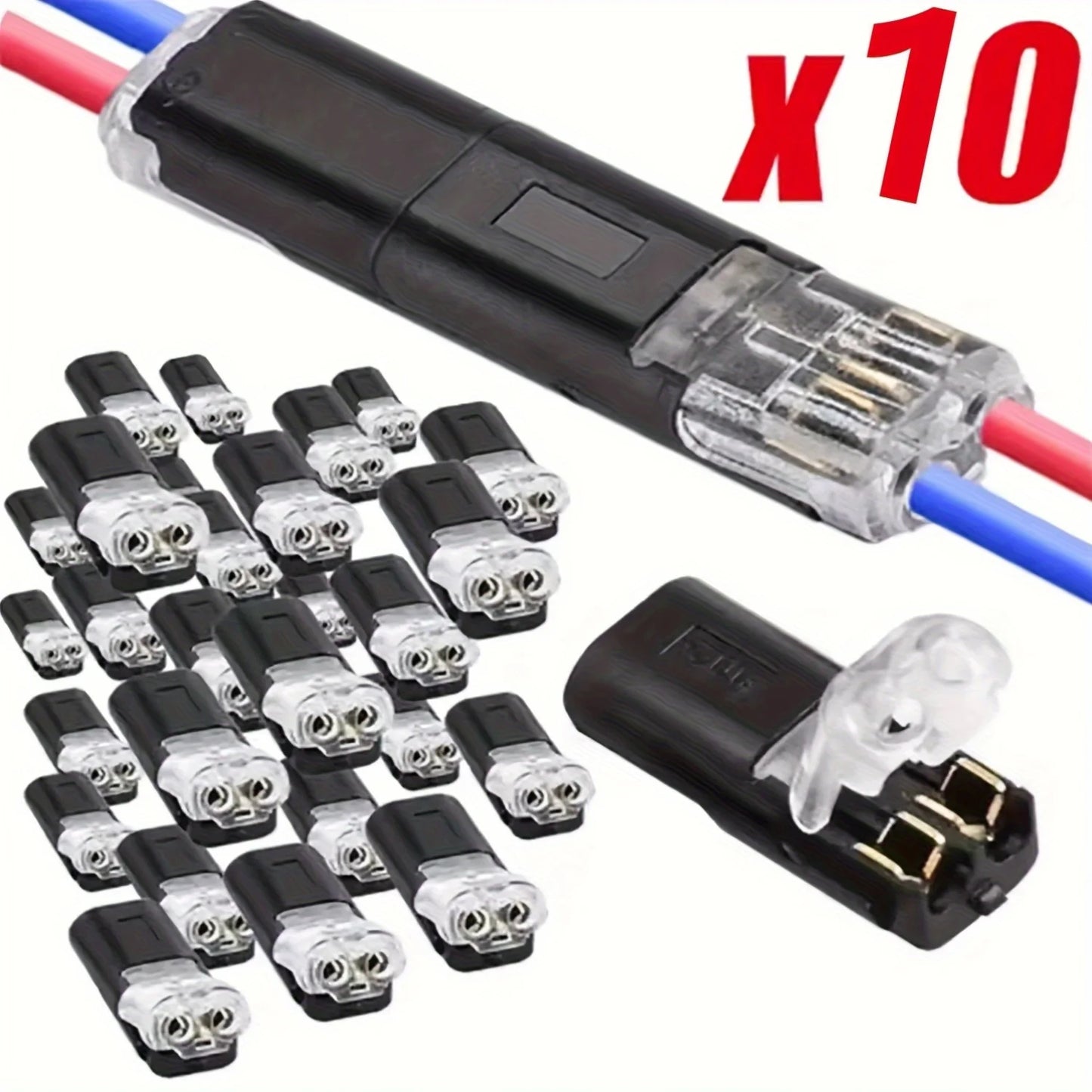 1/2/3 Pin Waterproof Automotive Electrical Connector Strip Terminal Car Wire Cable Connection Sealed Dustproof Wire Auto Wiring