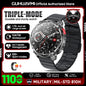2026 New T-REX3 1100mAh Battery SmartWatch 10ATM Waterproof Compass Altitude HD Bluetooth call Sports Flashlight Smart Watch Men