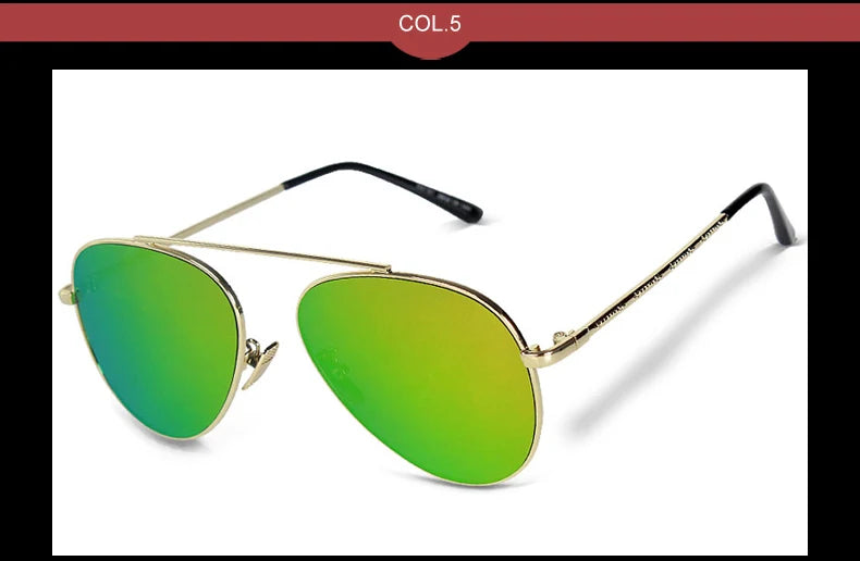 TAGION Brand New Men's Pilot Sunglasses Women Men Alloy Frame Fashion Sunglasses Driving Lenses Unisex Eyewear 2767