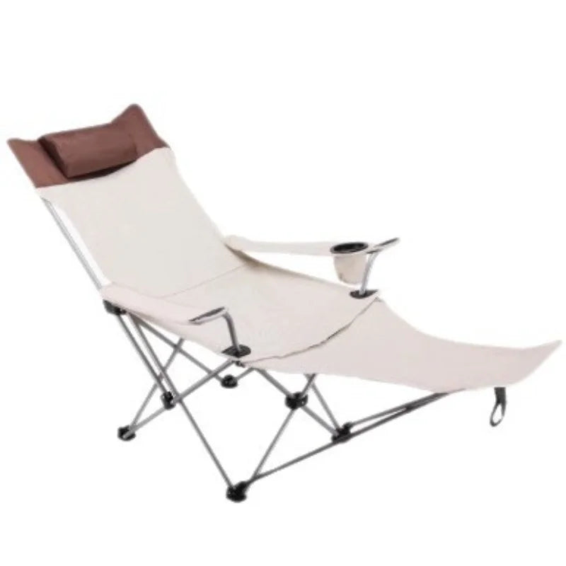 Portable Folding Beach Chair Lightweight Adjustable Reclining Sun Lounger Camping Picnic Travel Outdoor Portable Chair Chair