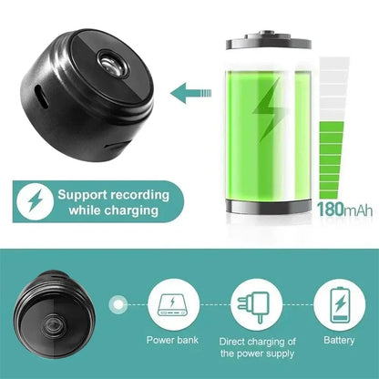 A9 Wireless WIFI Network HD 1080p Infrared Night Vision Camera for Home Outdoor Sports Surveillance Security