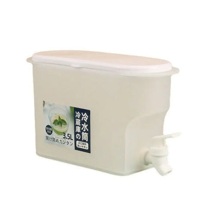 New Plastic Cold Water Jug With Tap 3.5L Drink Water Kettle Cold Water Container Fruit Teapot Refrigerator