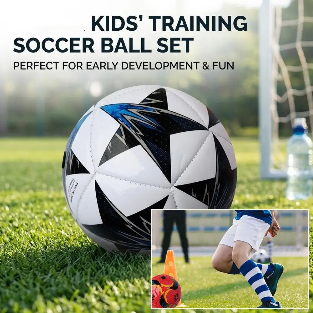 Size 2 Kids Mini Soccer Ball Machine Stitched Toddler Training Football Soft Lightweight Small Soccer Ball for Toddlers Youth