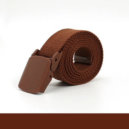Colorful Canvas Tactical Belt Unisex Fashion Casual Luxury Trend Jeans Accessories Youth Nylon Girdle Cute Kids Hunting Belt