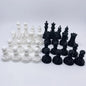 32pcs Gothic Dragon Chess Pieces Set Black White 3D Printed Hollow Design Tabletop Ornament Gift for Chess Lovers