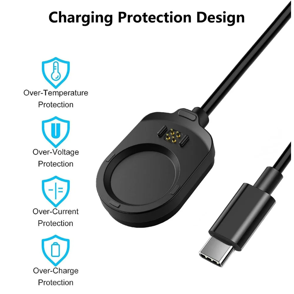 Replacement USB-C charger for Garmin MARQ Gen 2 smart watch(3.3ft/100cm)