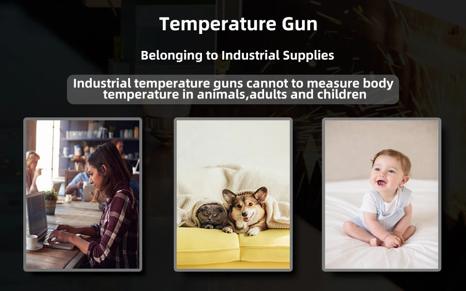 BSIDE H3 Infrared Thermometer Gun -50~1400°C Handheld Digital Laser Industrial Non Contact Temperature meter Measuring Tester