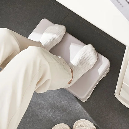 Ergonomic PP Footrest for Office Desk - Under Desk Foot Rest for Work, Sofa & Study, Comfortable Space-Saving Design