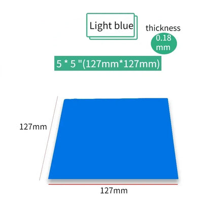 Non Sterile High Quality Dental Dam Natural Rubber Latex Dam Nnti-allergy 52pcs 5“x5” / 36pcs 6"x6" Oral Care Materials