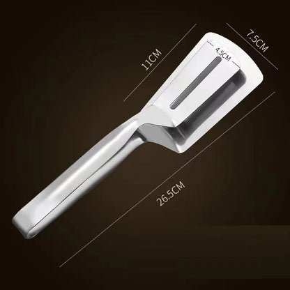 Stainless Steel Food Tongs Pastry Meat Barbecue Clip Anti-Scald Tongs Frying Fish Spatula Clip Bread Clip Household Kitchen Tool