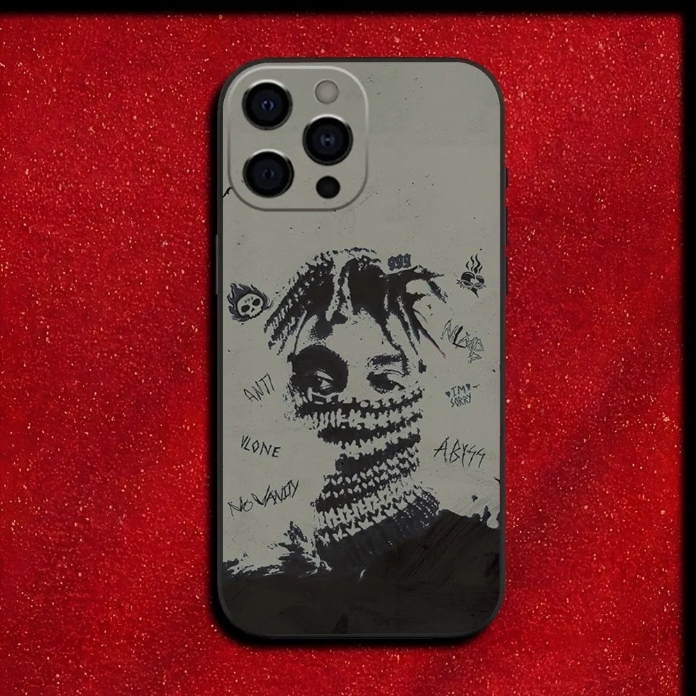Rapper Juice WRLD 999 Phone Case For iPhone 17 16 15 11 12 14 13 Pro Max Mini XS XR 7 Plus 17E Shockproof Silicone Cover Fundas