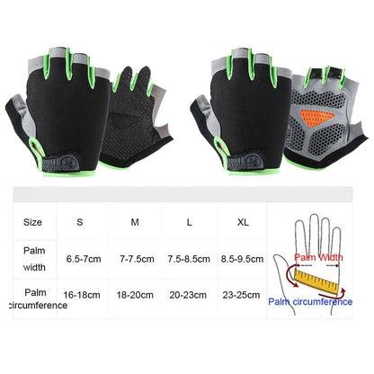 Half Finger Gel Weight Lifting Gloves Men Women Breathable Anti-slip Workout Gloves Summer Gym Yoga Sport Training Hand Gloves