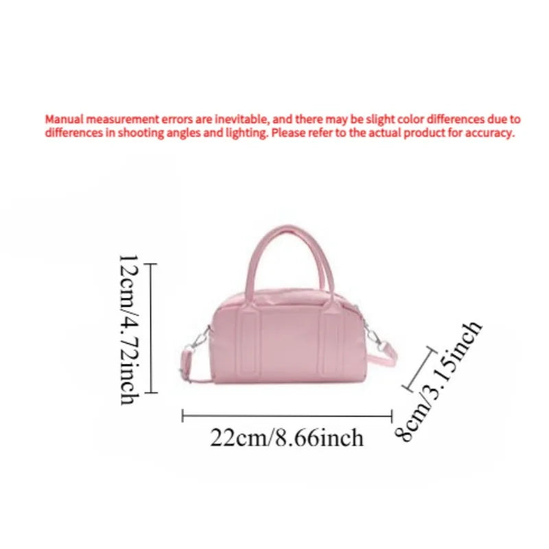Women's Summer Solid Color Handbag Fashion Versatile Crossbody Bag Casual Ladies Shoulder Bag