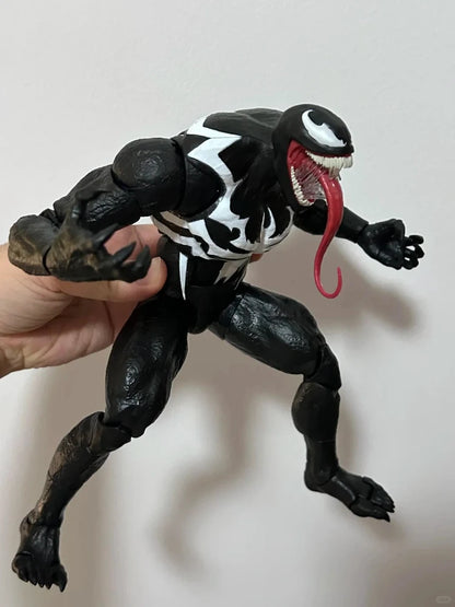 New Venom Highly Articulated Action Figure with Swappable Heads Boxed PVC Collectible Model Desktop Display Hobby Toy Gift