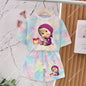 Mashas and The Bear Sets Summer Outdoor Breathable Soft Lightweight Casual Tracksuit Kawaii Anime Fashion Smile Outfit Set Gifts