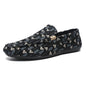Summer Flat Casual Shoes Men Canvas Loafers Lightweight Breathable Slip-on Shoes Man Comfortable Non-slip Men's Driving Shoes