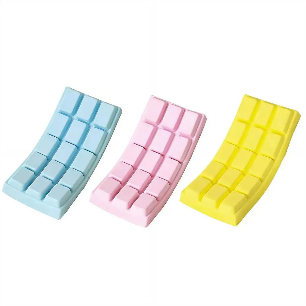PU Soft Simulated Chocolate Squeeze Toy - Slow Rebound Stress Reliever for Office, Hand Relaxation, Desk Decor Gift