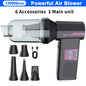 13000rpm Turbo Jet FanPowerful Air Blower, High Speed Jet Fan Handheld Portable Type-C Charging Dust Snow Cleaning Air Turbo Jet