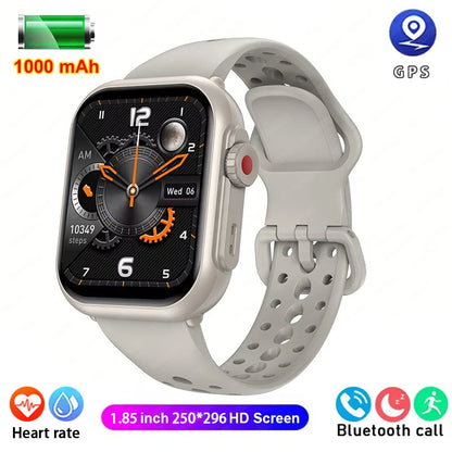 For IOS Watch Ultra 2 SE Men Women Smart Bracelet 1000mAh Battery GPS AMOLED Display Bluetooth Call Sport Waterproof Smart Watch