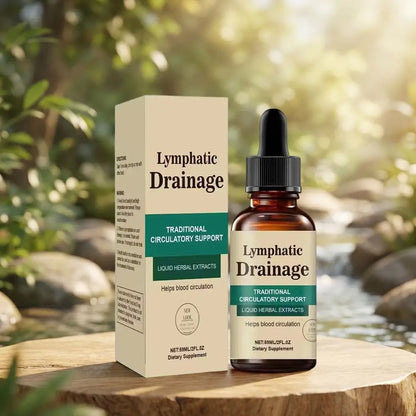 Natural Lymphatic Drainage Drops, Herbal Extracts for Circulatory Support, Relief Swelling Bloating Immunity Stillingia Wellness