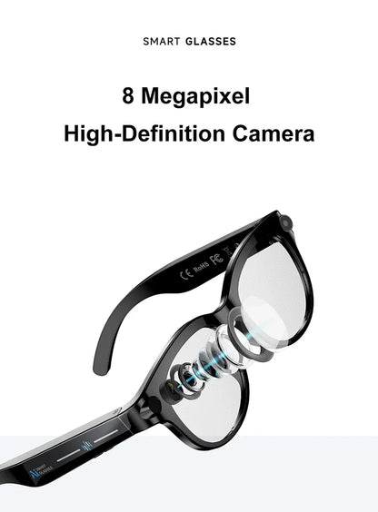 Xiaomi AI Smart Glasses 8K HD Camera LED light Translation Dialogue Meeting Video Record Outdoor Sports Sunglasses 2026 New