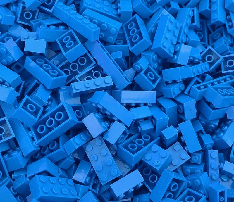 120Pcs Building Blocks Bulk Lot Pack Sorted By Color Bricks Block Plate Toys Small Particles Bulk Compatible Legoeds DIY Kit