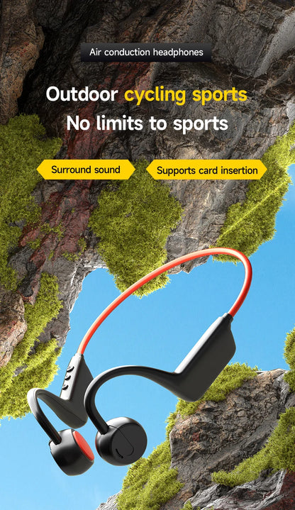 2026 Bone Conduction Headset Bluetooth 5.4 With Mic Waterproof Exercise Fitness Wireless Swimming Sports Headphone New