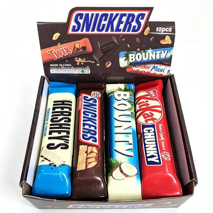 1PCS Simulation Chocolate Butter Sticks Squishy Toys Slow Rebound Squeeze Toys Stress Relief Sensory Toys Party Favors No Box