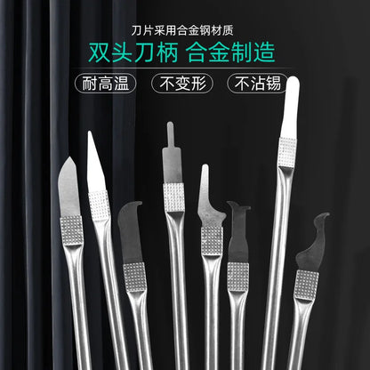 IC Chip Repair Thin Blade CPU NAND Remover BGA Maintenance Knife Remove Glue Disassemble Phone Tablet PC Knife Tools Kit