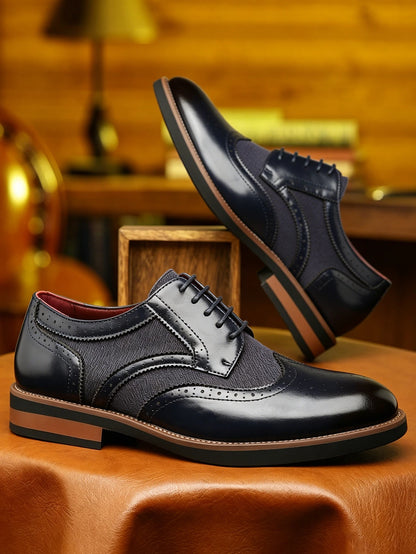 Gentleman Formal Dress Shoes, Comfortable Stylish Business Shoes for Men Daily & Social Wear