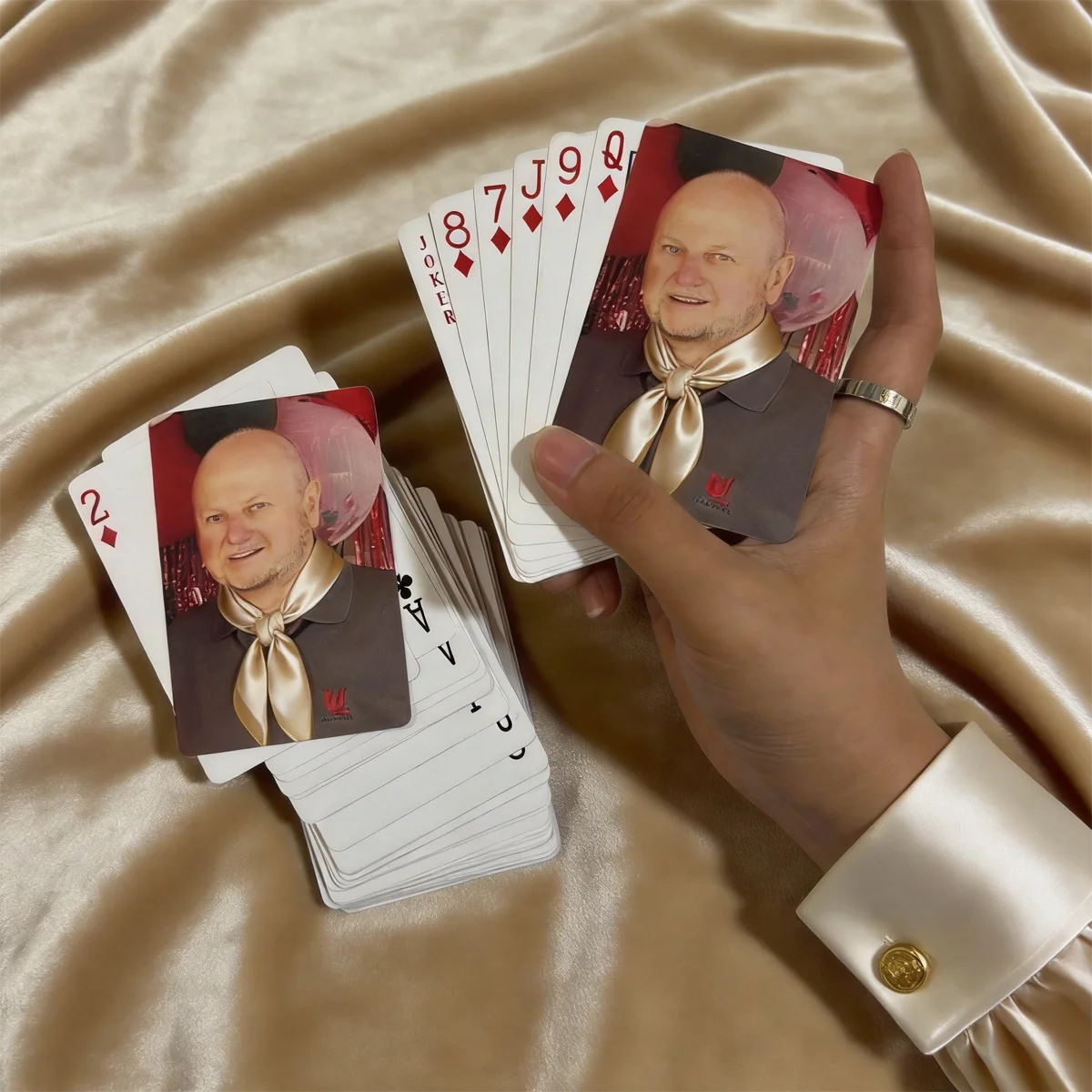 Personalized Custom Photo Couple Playing Cards Custom Picture Deck Romantic Anniversary Wedding Memory Keepsake Gift