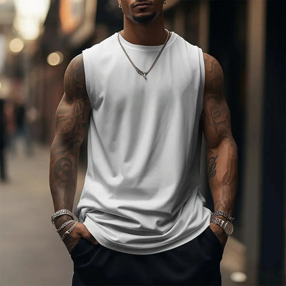 One Piece Men's Tank Top Japanese Anime Spring/Summer Sports Fitness Trend Casual Sleeveless Top