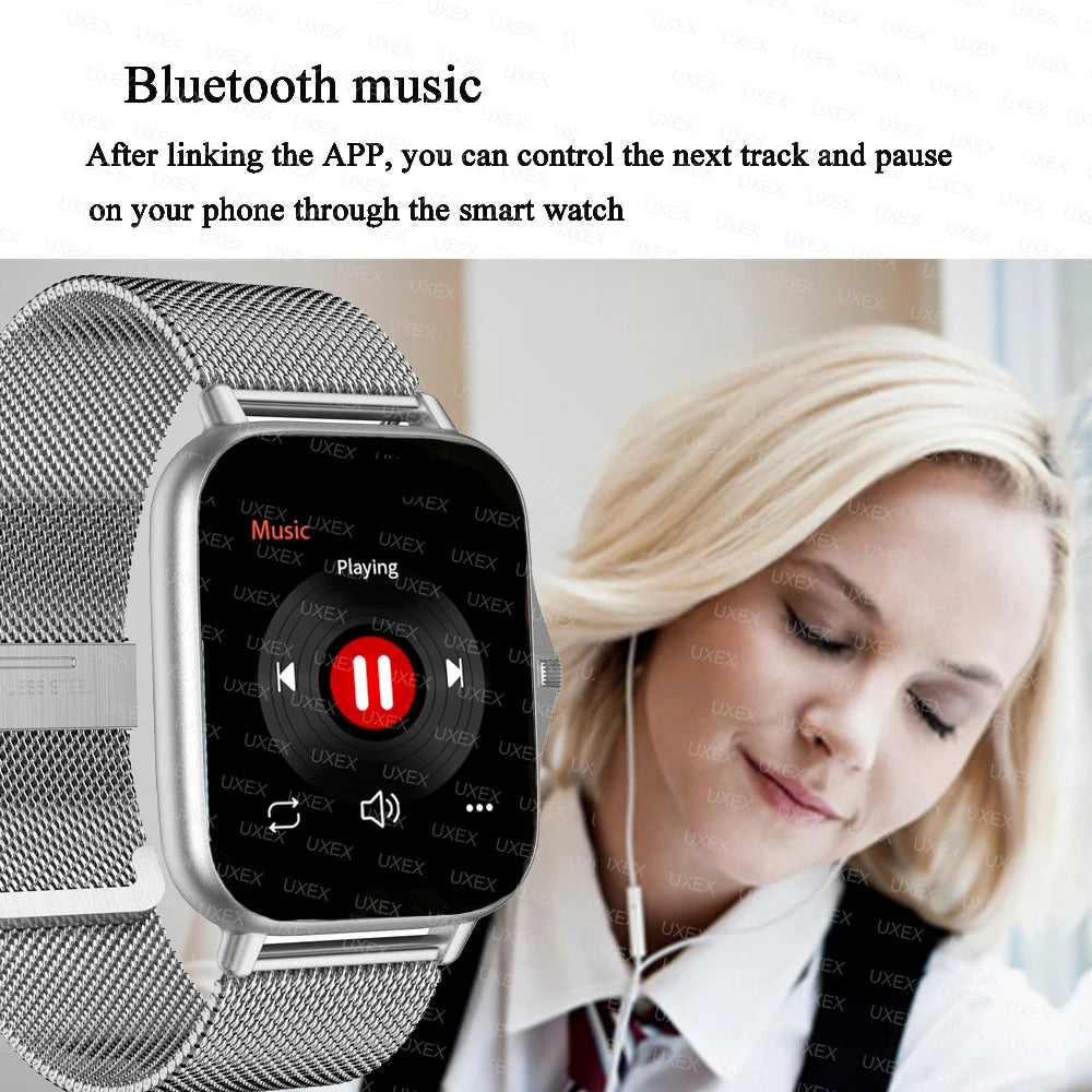 Classic New Smart Watch for Men Women Gift Full Touch Screen Sport Fitness Watch Bluetooth Call Digital Smartwatch Multifunction