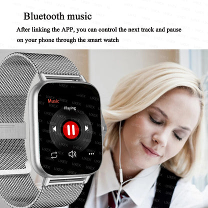 Classic New Smart Watch for Men Women Gift Full Touch Screen Sport Fitness Watch Bluetooth Call Digital Smartwatch Multifunction