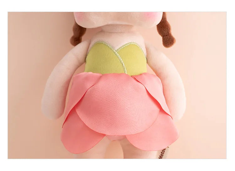 Metoo Doll  plushie kawaii Flower Fairy Angela Plush Toys Pillow Cartoon Decoration Gift For Kids Friends