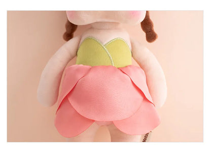 Metoo Doll  plushie kawaii Flower Fairy Angela Plush Toys Pillow Cartoon Decoration Gift For Kids Friends