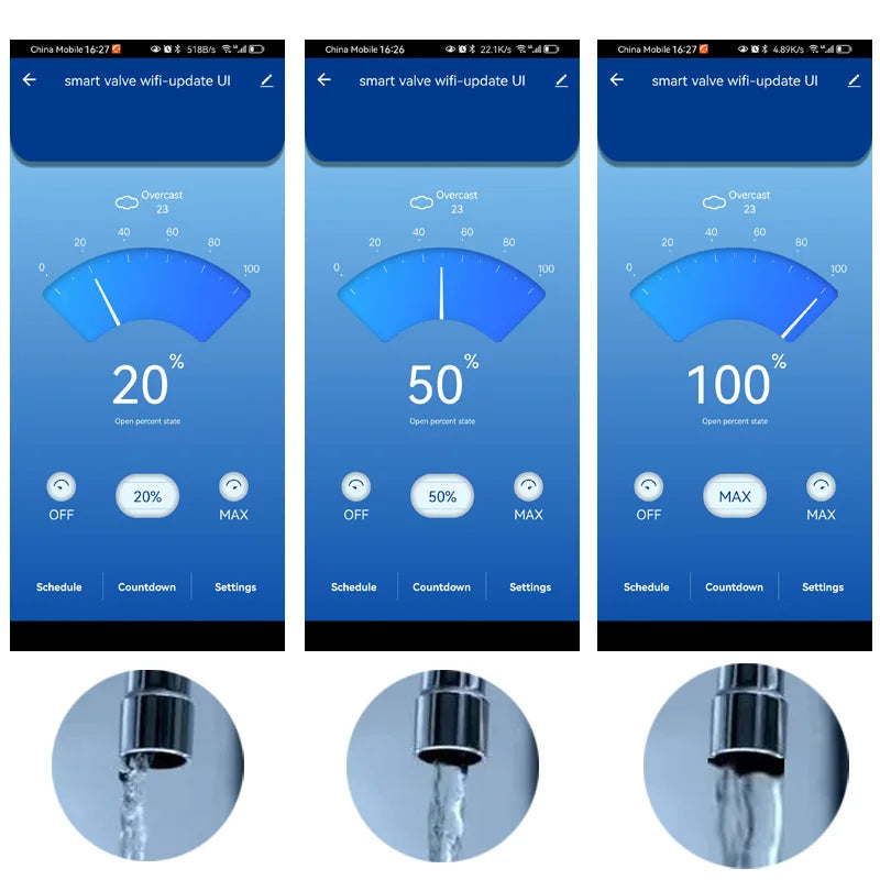 Wifi Tuya Water Valve Shut off Water Rate 0% To 100% Zigbee Ball Valve Garden Smart Faucet Automation Controller Home Assistant