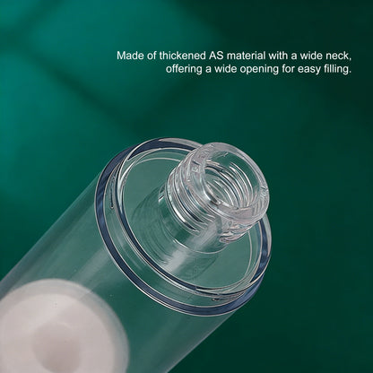 15/30/50/100ML Clear Airless Cosmetic Cream Pump Bottle Refillable Vacuum Dispenser Spray Lotion Bottle for Travel Makeup Contai