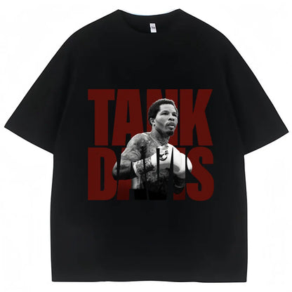 Limted Tank Gervonta Davis Graphic T Shirt Vintage Boxing T Shirts Oversized Men Women 100% Cotton Boxer Fans Gifts Tee Shirts