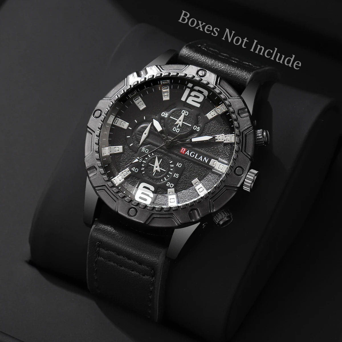 1/5PCS Men Fashion Sports Leather Strap Wristwatch Business Arabic Numeral Dial Quartz Watches Reloj Mujer（Without Box）