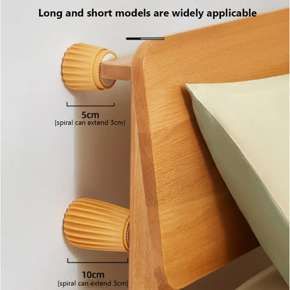 2pcs Bed Stabilizer Headboard Stoppers Furniture Bed Leg Increased Frame Tool