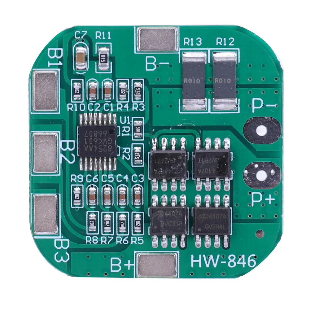 BMS 3S/4S 5A 10A 20A 25A 40A 60A Płytka zabezpieczająca ładowarkę do akumulatorów litowo-jonowych 18650 do wiertarki 12 V z funkcją wzmocnienia/balansu