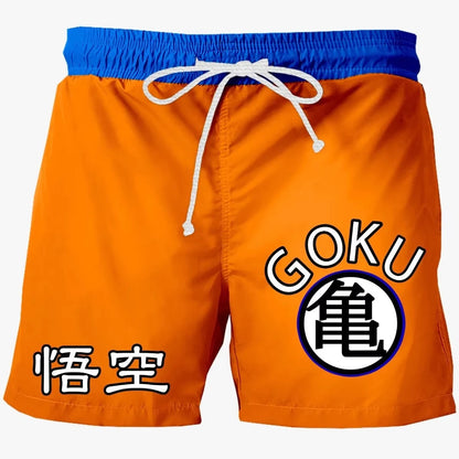 2026 Japanese Cartoon Dragon Ball Z Children's Boys Shorts Beach Pants Summer Cartoon Cute Boys Beach Pants Lightweight Shorts