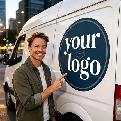 Custom Car Magnet Stickers, Durable Car Magnets, Perfect for Commercial Vehicle Advertising, Customize Your Logo