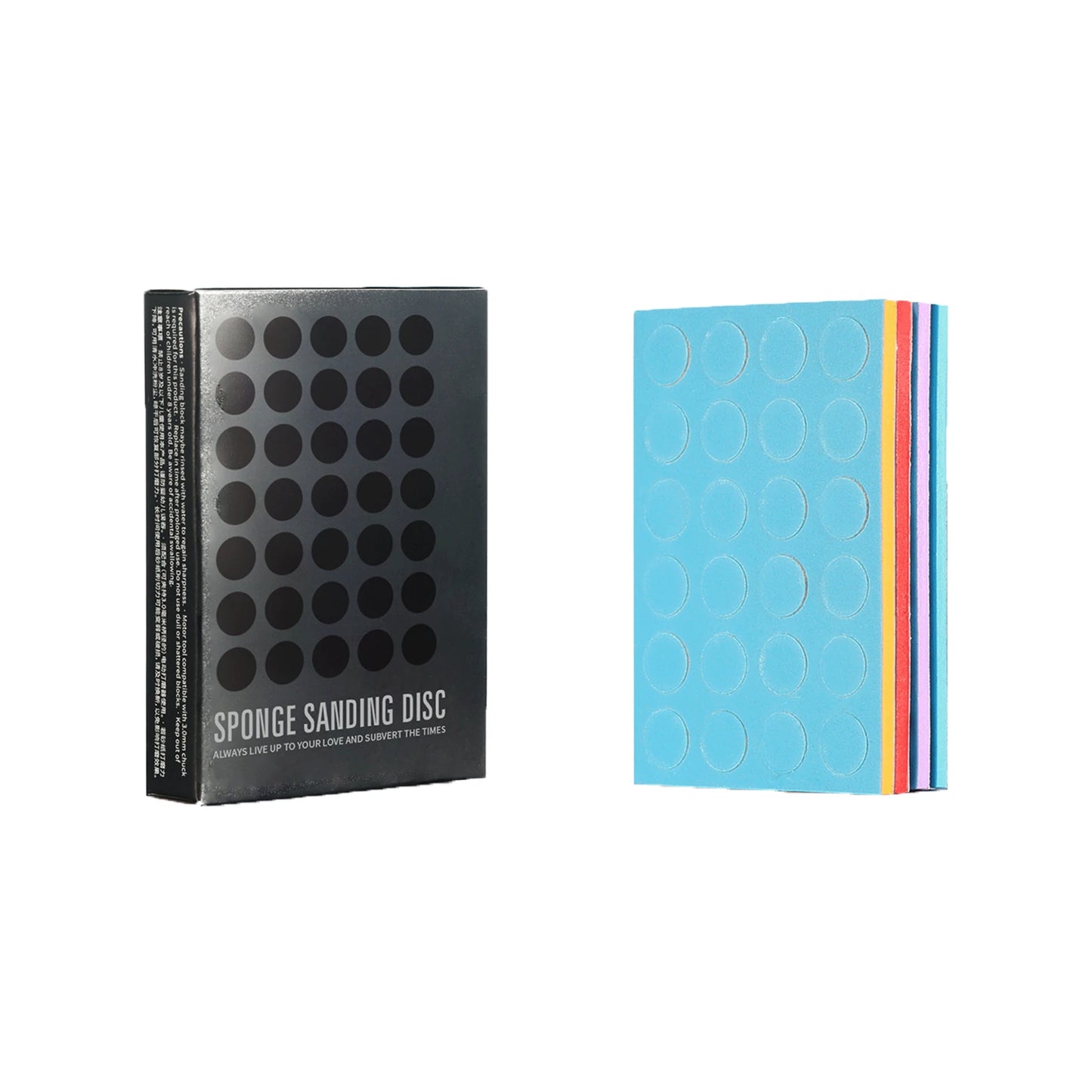 DSPIAE SS-C01 SS-C02 Self Adhesive Sponge Sanding Disc Sponge Sandpaper Double Side Abrasive Model Tools Polishing Sponge